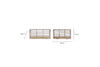 Kochi Iron & Mango Wood Baskets - Brown (Set of 2)