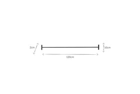 Laila Hanging Rail - Iron