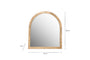 Murwara Wall Mirror - Antique Brass