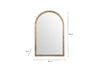 Murwara Wall Mirror - Antique Brass
