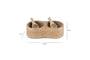 Milaku Mango Wood Salt & Pepper Server - Natural
