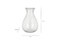 Mayumi Recycled Glass Bud Vases - Clear (Set of 3)