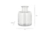 Mayumi Recycled Glass Bud Vases - Clear (Set of 3)