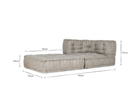 Nadeeka Modular Corner - Soft Grey
