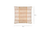 Nayika Cotton Cushion Cover - Rust