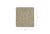 Paduna Jute & Cotton Cushion Cover - Soft Blue & Brown