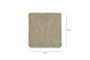 Paduna Jute & Cotton Cushion Cover - Soft Blue & Brown