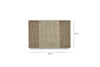 Paduna Jute & Cotton Cushion Cover - Soft Blue & Brown