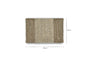 Paduna Jute & Cotton Cushion Cover - Soft Blue & Brown