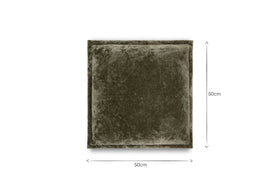 Pilani Velvet & Linen Cushion Cover - Moss