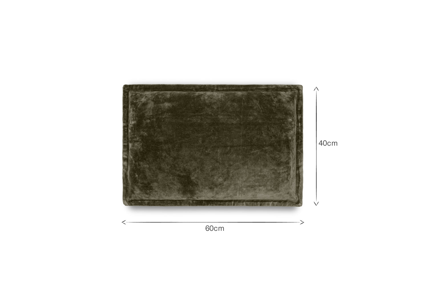 Pilani Velvet & Linen Cushion Cover - Moss