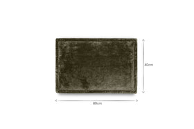Pilani Velvet & Linen Cushion Cover - Moss