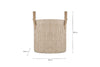 Rohia Basket - Natural & Cream