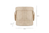 Rohia Laundry Basket - Natural & Cream