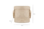 Rohia Laundry Basket - Natural & Cream