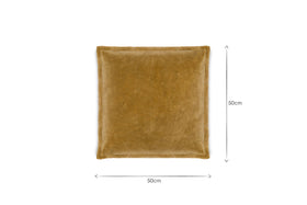 Sela Velvet Cushion Cover - Ochre