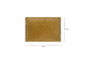 Sela Velvet Cushion Cover - Ochre