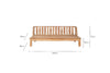 Sadhi Mango Wood Outdoor Sofa