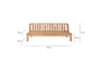 Sadhi Mango Wood Outdoor Sofa