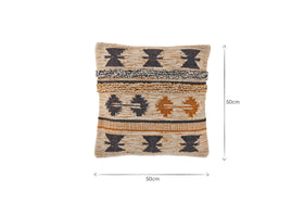 Tussi Ami Cushion Cover - Mustard & Grey