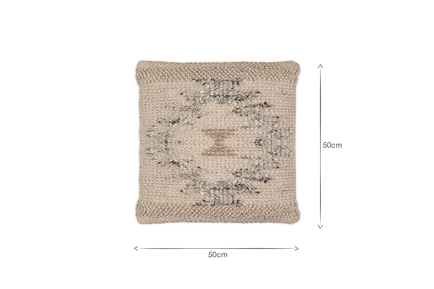 Tendai Cotton & Wool Cushion Cover - Natural