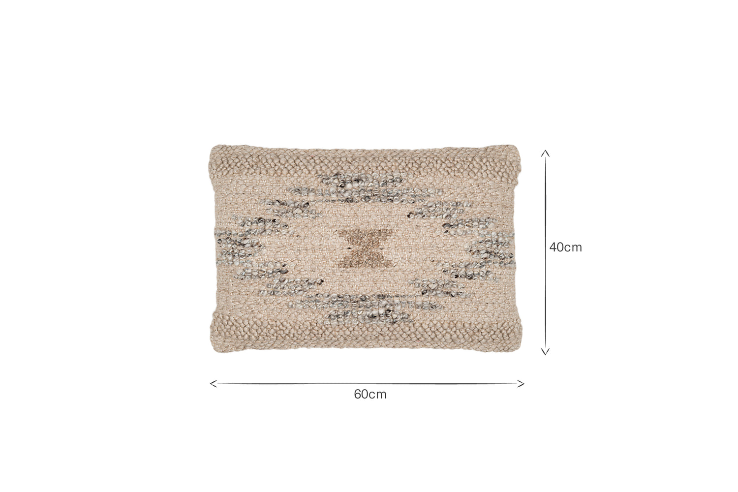 Tendai Cotton & Wool Cushion Cover - Natural