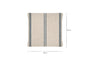 Tendali Linen Stripe Cushion Cover - Navy