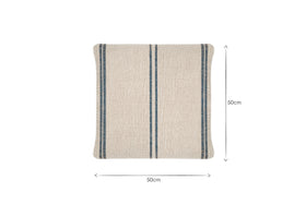 Tendali Linen Stripe Cushion Cover - Navy