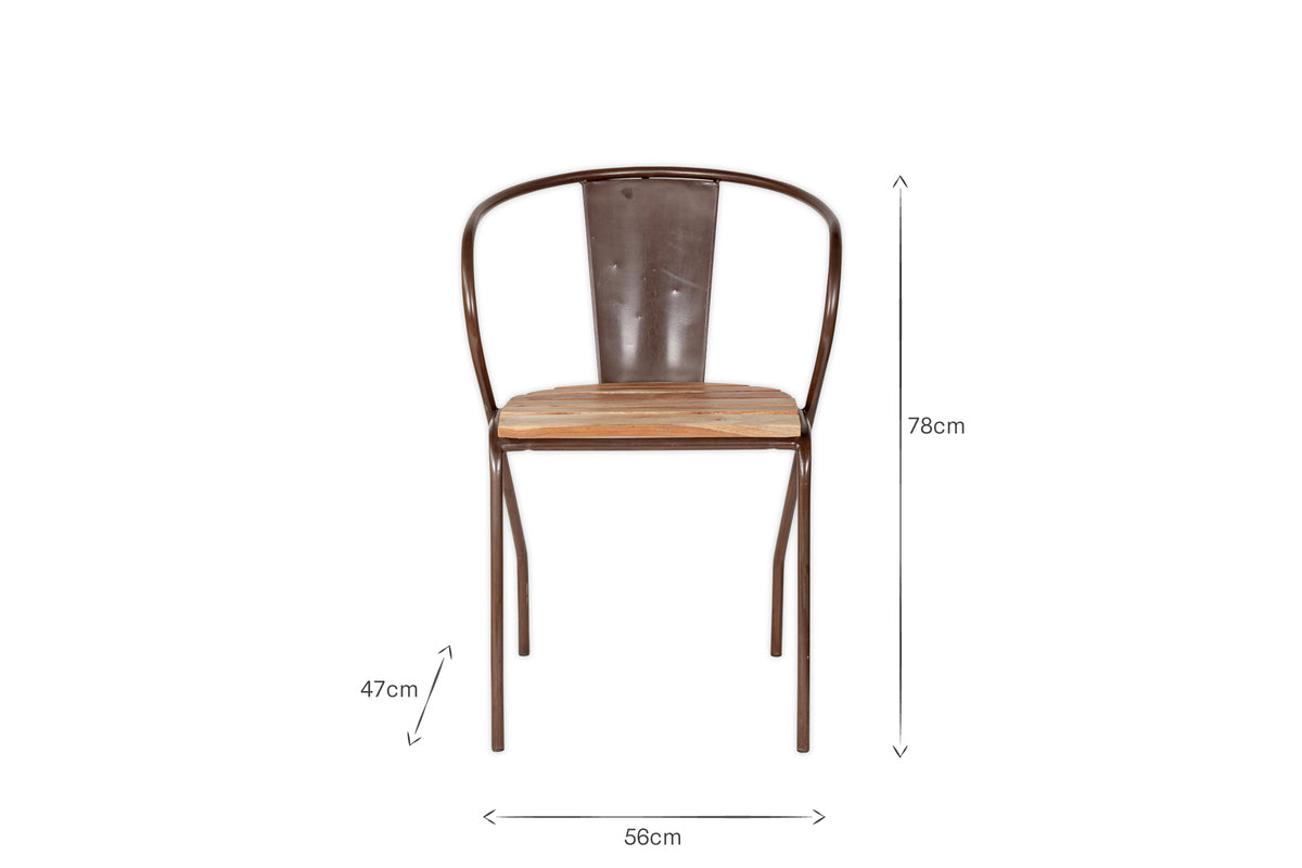 Vivika Outdoor Dining Chair - Natural