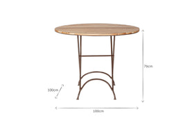 Vivika Outdoor Dining Table - Natural