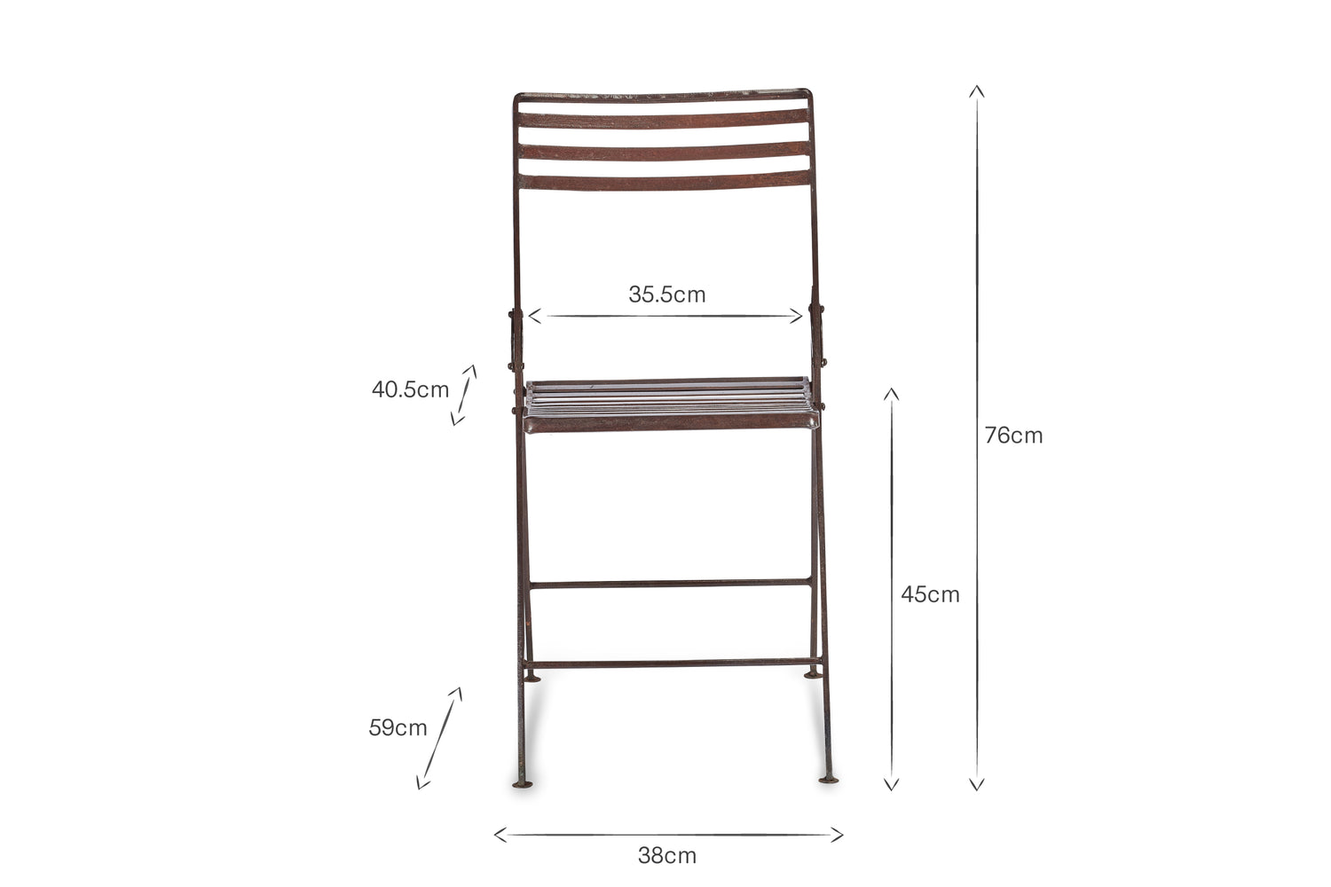 Yealme Iron Bistro Chair