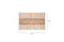 Zairya Jute & Cotton Cushion Cover - Natural & Rust - 60 x 40cm