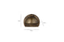 Datu Outdoor Wall Lamp - Antique Brass-Trade nkuku