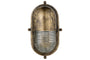 Denaya Outdoor Wall Lamp - Antique Brass-Trade nkuku