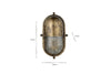 Denaya Outdoor Wall Lamp - Antique Brass-Trade nkuku