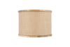 Darat Mango Wood & Jute Lampshade - Natural-Trade nkuku