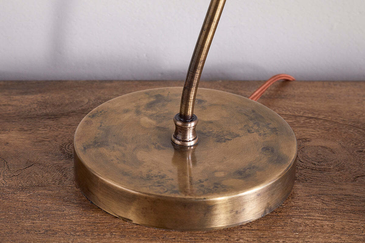 Damba Desk Lamp - Antique Brass
