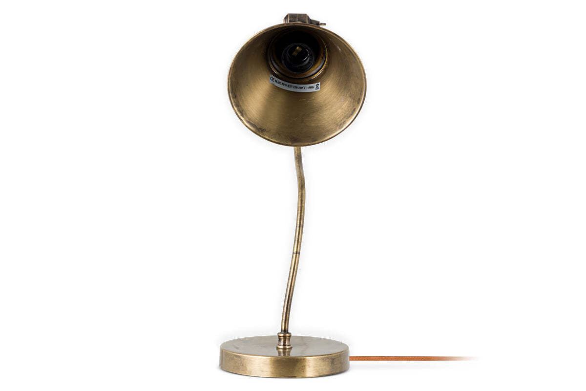 Damba Desk Lamp - Antique Brass