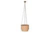 Darat Mango Wood & Jute Pendant - Natural