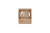 Darsa Cheese Knife Set - Brushed Gold (Set of 4)