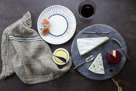 Darsa Cheese Knife Set - Brushed Silver (Set of 4)
