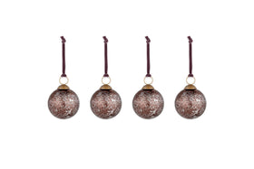 Darya Baubles - Antique Burgundy - (Set of 4)