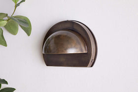 Datu Outdoor Wall Lamp - Antique Brass