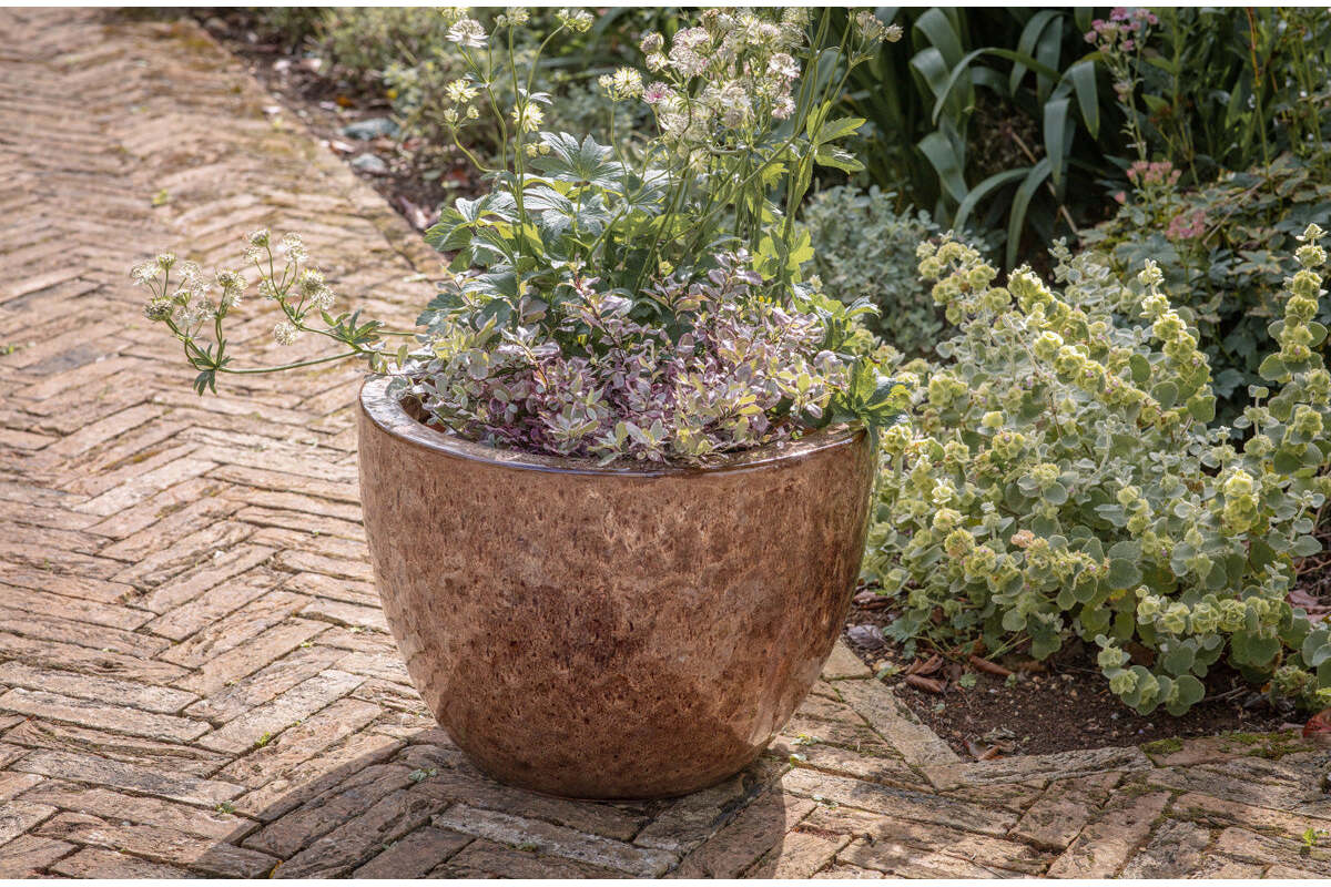 Dunai Terracotta Planter - Brown