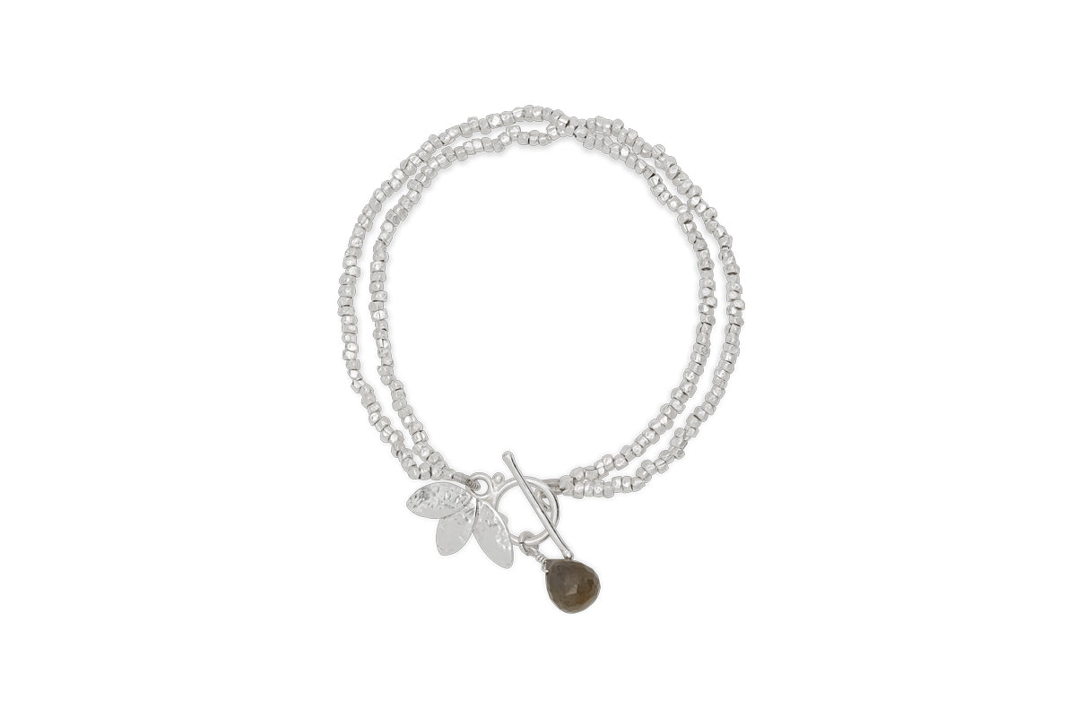 Elina Labradorite Bracelet - Silver