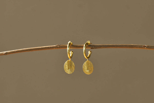 Esta Hoop Earrings - Gold  - One Size