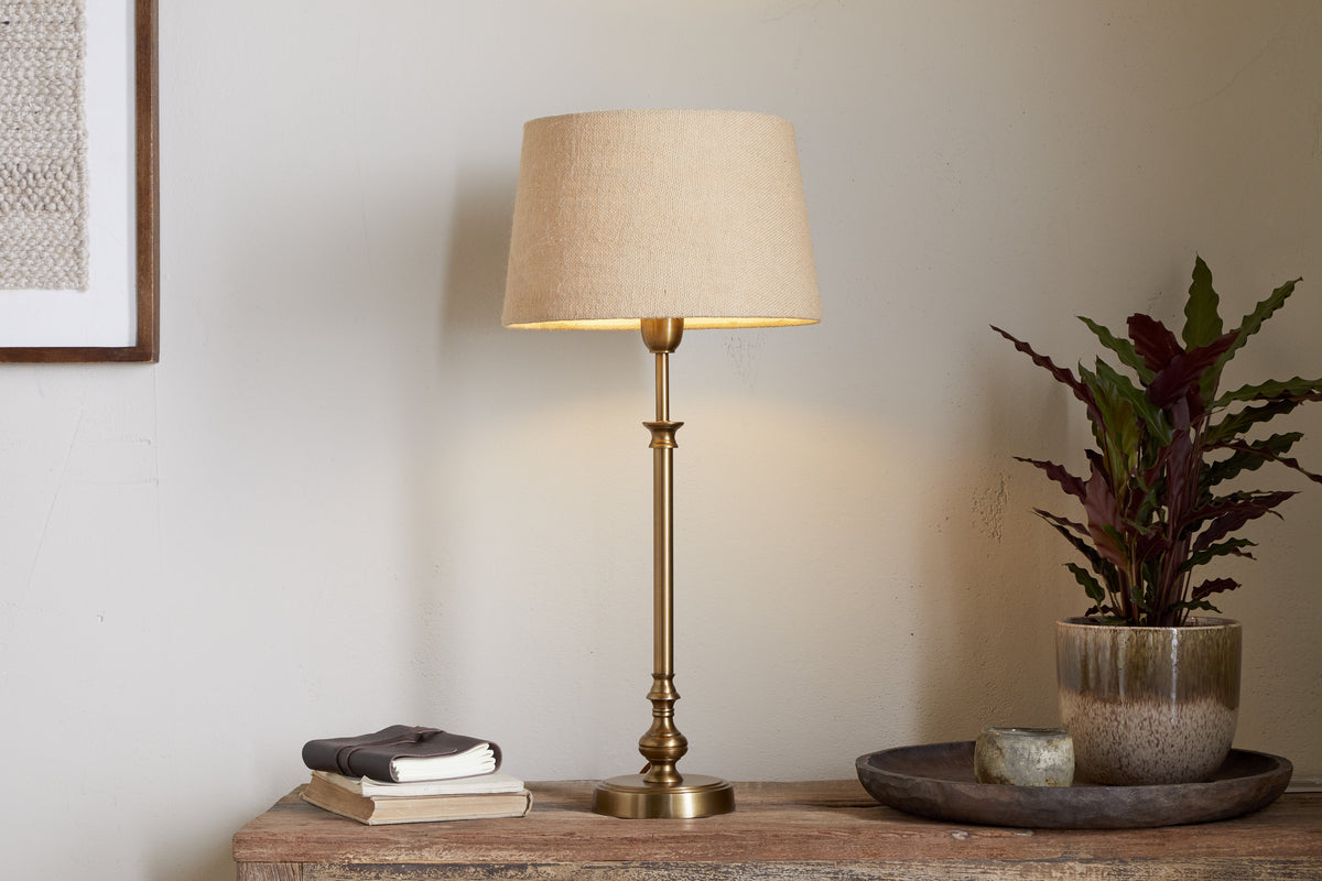 Ehadi Antique Table Lamp - Antique Brass