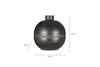 Endo Recycled Iron Vase - Black