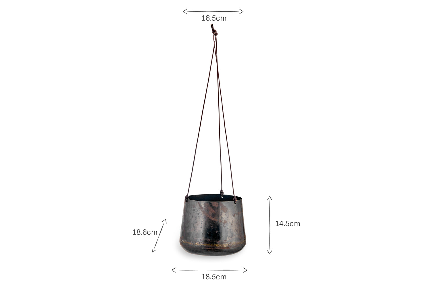 Endo Reclaimed Iron Hanging Planter