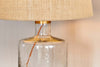 Edina Recycled Glass Table Lamp - Clear - Small